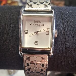 Coach Renwick Bamgle Women's Silver Stainless Steel Watch
